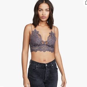 Free People, Adella Longline Bralette XS/TP